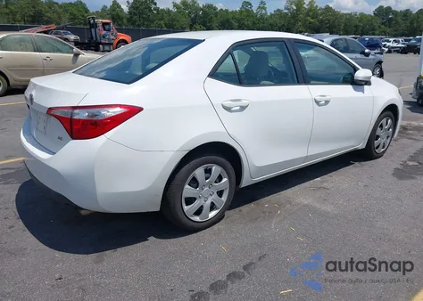 2015 Toyota Corolla Le из США, поврежденный, VIN 2T1BURHE5FC313139